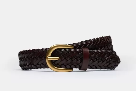 MORJAS Ceintures*The Belt BrownBraided