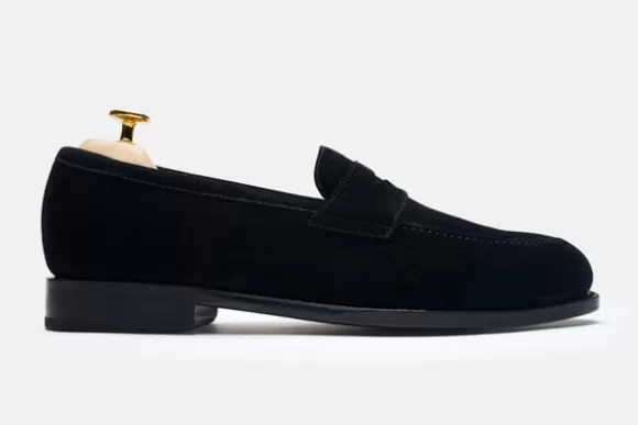 MORJAS Mocassins*The Penny Loafer BlackSuede