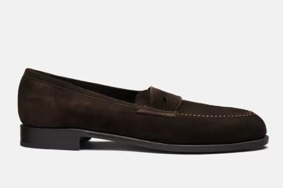 MORJAS Mocassins*The Penny Loafer BrownSuede