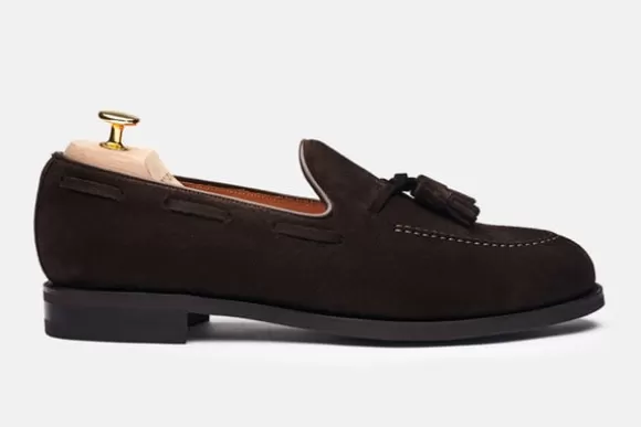 MORJAS Mocassins*The Tassel Loafer BrownSuede